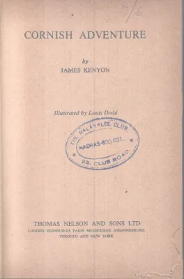 CORNISH ADVENTURE BY JAMES KENYON