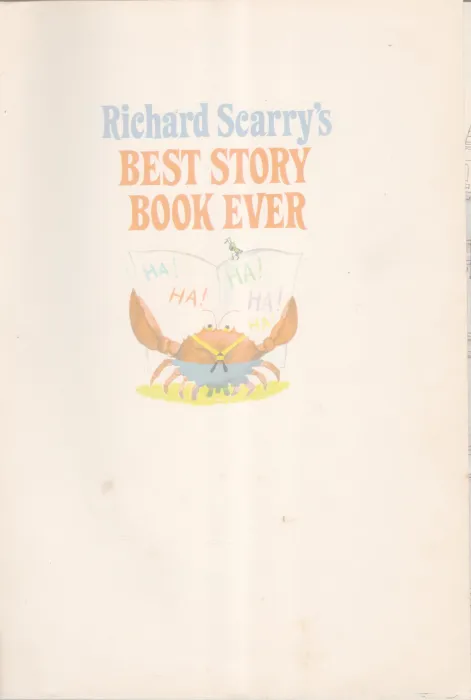BEST STORY BOOK EVER BY RICHARD SCARRY'S