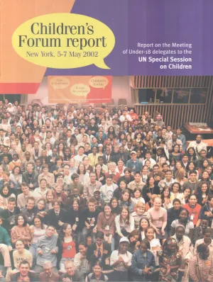 CHILDREN'S FORUM REPORT BY GROUP OF EDITORS