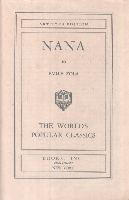Nana BY Emile Zola