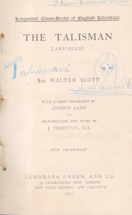 THE TALISMAN BY SIR WALTER SCOTT