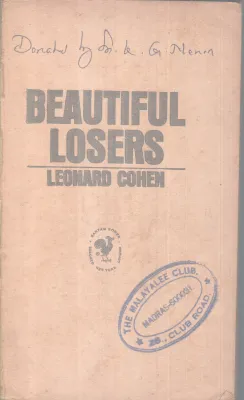 BEAUTIFUL LOSERS BY LEONARD COHEN