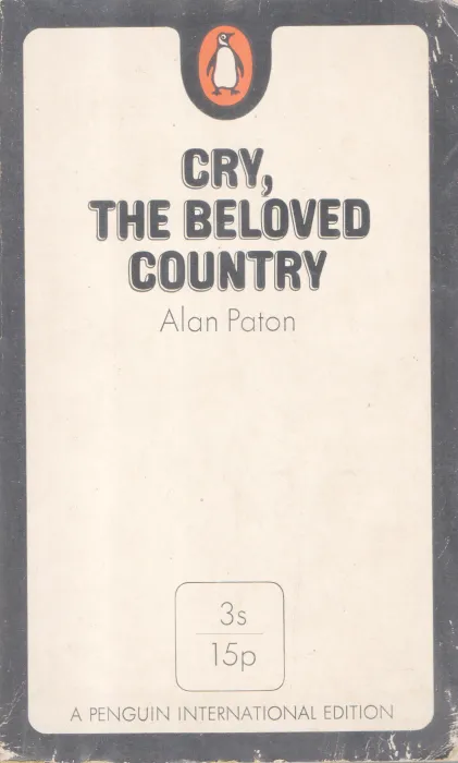 CRY, THE BELOVED COUNTRY BY ALAN PATON