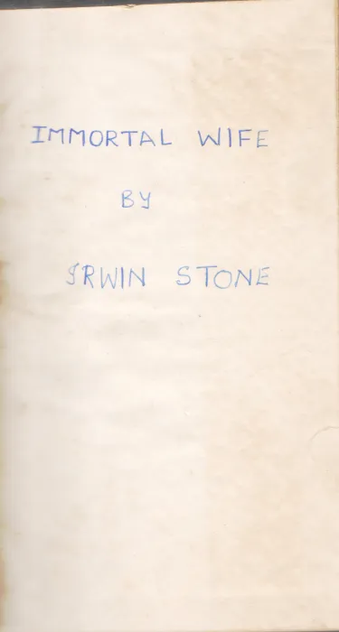 IMMORTAL WIFE BY IRWINSTONE
