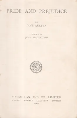 PRIDE AND PREJUDICE BY JANE AUSTEN