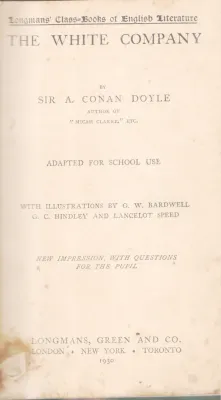 THE WHITW COMPANY BY SIR A CONAN COYLE