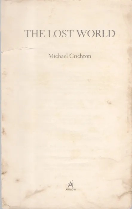 THE LOST WORLD BY MICHAEL CRICHTON