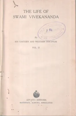THE LIFE OF SWAMI VIVEKANANDHA BY GROUP OF EDITORS