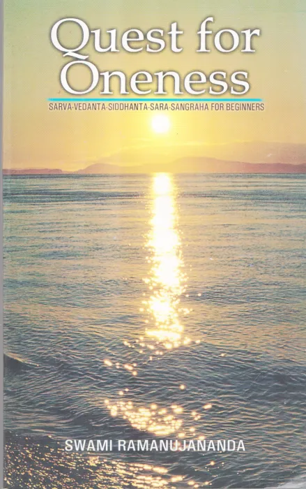 QUEST FOR ONENESS BY SWAMI VIVEKANANDA