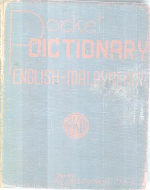 Pocket Dictionary English -malayalam BY Group Of Editors