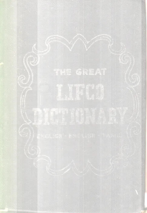 The great Lifco Dictionary BY Group Of Editors