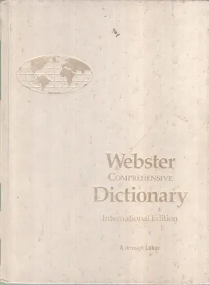 WEBSTER COMPREHENSIVE DICTIONARY BY GROUP OF EDITORS