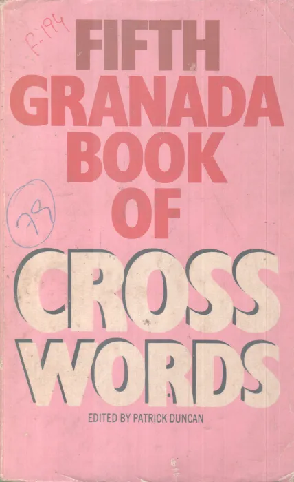FIFTH GRANADA BOOK OF CROSS WORDS BY PATRICK DUNCAN