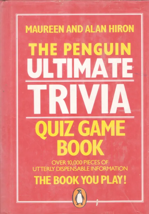 ULTIMATE TRIVIA ,THE QUIZ GAME BOOK MAUREEN &amp; ALAN HIRON