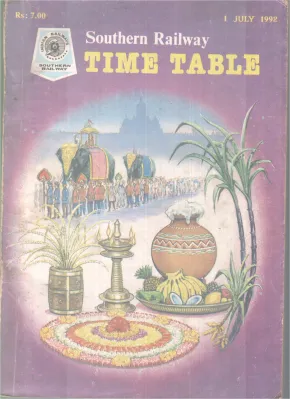 SOUTHERN RAILWAY TIME TABLE BY GROUP OF EDITORS