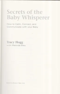 SECRETS OF THE BABY WHISPERER BY TRACY HOGG