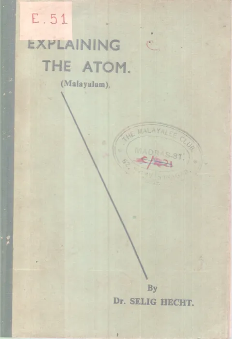 Explaining The Atom BY DR. Slig Hecht