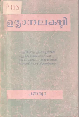 UDYANALAKSHMI BY CHANGABUZHA