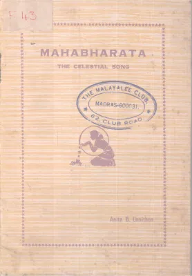 MAHABHARATA THE CELESTIAL SONG BY ANITHA B UNNITHAN