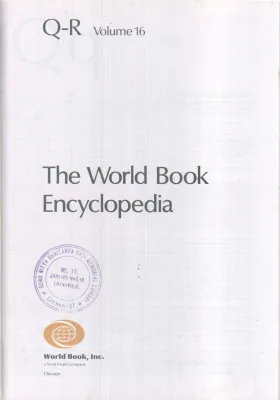 THE WORLD BOOK ENCYCLOPEDIA (VOL 16) BY WORLD BOOK ,INC.