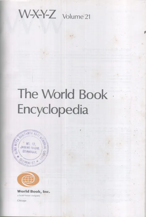 THE WORLD BOOK ENCYCLOPEDIA (VOL 21) BY WORLD BOOK ,INC.