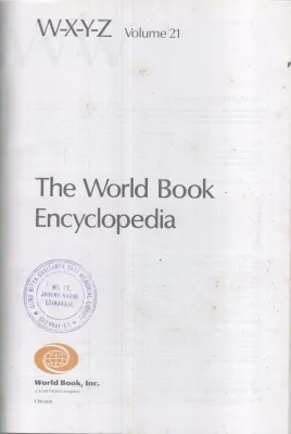 THE WORLD BOOK ENCYCLOPEDIA (VOL 21) BY WORLD BOOK ,INC.
