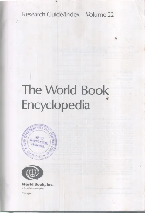 THE WORLD BOOK ENCYCLOPEDIA (VOL 22) BY WORLD BOOK ,INC.