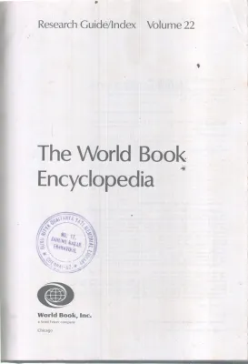 THE WORLD BOOK ENCYCLOPEDIA (VOL 22) BY WORLD BOOK ,INC.