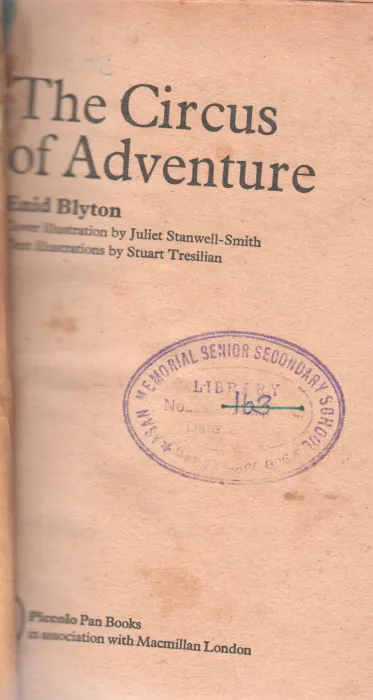THE CIRCUS ADVENTURE BY ENID BLYTON