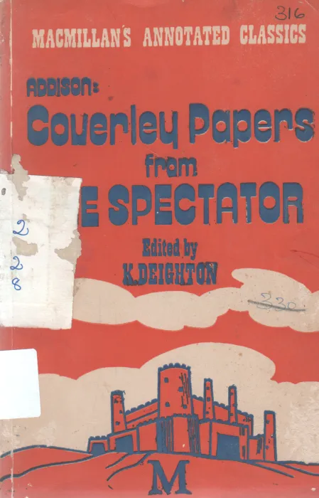 COVERLEY PAPERS FROM SPECTATORS COVERLEY PAPERS FROM SPECTATORS