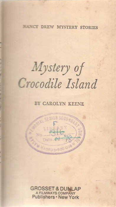MYSTERY OF CROCODILE ISLAND BY CAROLYN KEENE