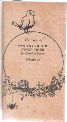 MYSTERY OF STONE TIGER BY CAROLYN KEENE