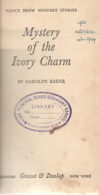 MYSTERY OF THE IVORY CHARM BY CAROLYN KEENE