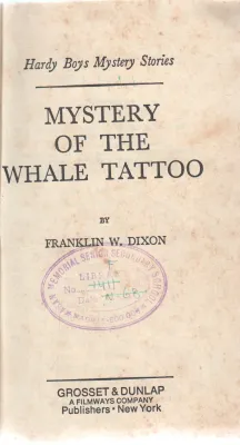 MYSTERY OF WHALE TATOO BY FRANKLIN W.DIXON