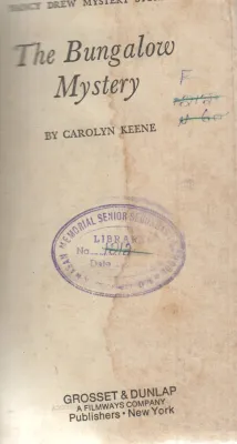 THE BUNGALOW MYSTERY BY CAROLYN KEENE