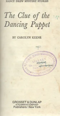 THE CLUE OF DANCING PUPPET BY CAROLYN KEENE