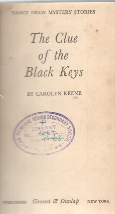 THE CLUE OF THE BLACK KEYS BY CAROLYN KEENE