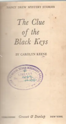 THE CLUE OF THE BLACK KEYS BY CAROLYN KEENE