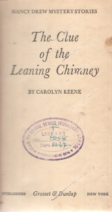 THE CLUE OF THE LEANING CHIMNEY BY CAROLYN KEENE