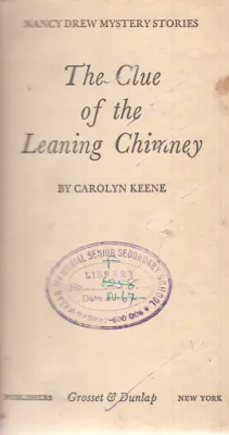 THE CLUE OF THE LEARNING CHIMNEY BY CAROLYN KEENE