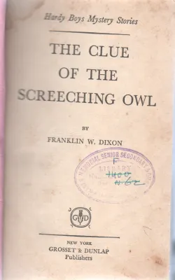 THE CLUE OF THE SCREECHING OWL BY FRANKLIN W.DIXON
