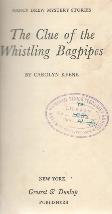 THE CLUE OF WHIISTLING BAGPIPES BY CARLYN KENEE