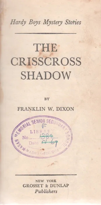 THE CRISSCROSS SHADOW BY FRANKLIN W.DIXON