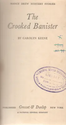 THE CROOKED BANISTER BY CAROLYN KEENE