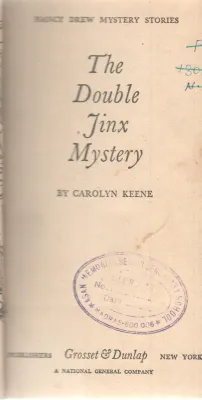 THE DOUBLE JINX MYSTERY BY CAROLYN KEENE