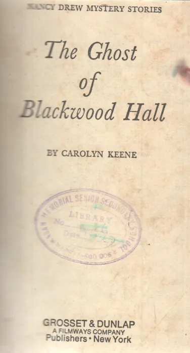 THE GHOST OF BLACKWOOD HALL BY CAROLYN KEENE