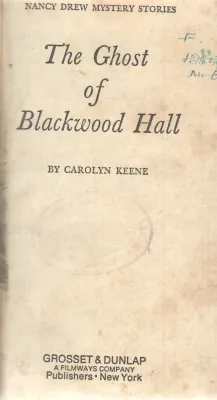 THE GHOST OF BLACKWOOD HALL BY CAROLYN KEENE