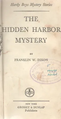 THE HIDDDEN HARBOR MYSTERY BY FRANKLIN W.DIXON