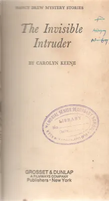 THE INVISIBLE INTRUDER BY CAROLYN KEENE