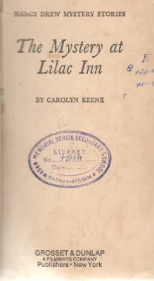 THE MYSTERY AT LILAC INN BY CAROLYN KEENE
